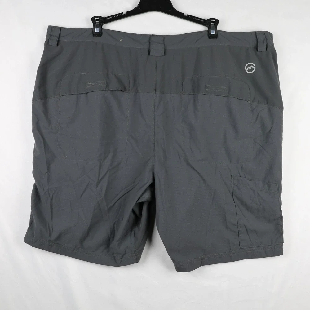 Magellan Outdoors Shorts Mens 42 Nylon Hiking Zip Pocket Lightweight Outdoor Tra